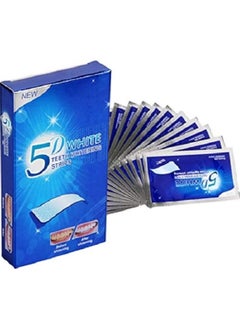 اشتري 7-Pieces 5D Teeth Whitening Strips في مصر