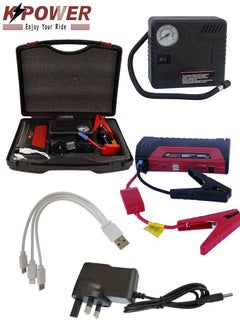 Buy KP-PS-150 Jump Starter Battery With Air Compressor in UAE