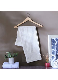 Buy Danube Home Egyptian Cotton Hand Towel 100% Cotton Lightweight Everyday Use Face Towels Ultra Soft And Highly Absorbent For Bathroom Gym L 90 x W 50 Cm-Off White in UAE