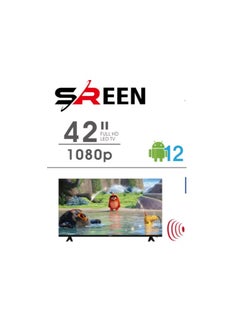 اشتري Sreen 42" smart frameless LED, Full HD, Smart, Android 12 - SRET-42S1 في السعودية