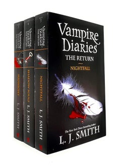 اشتري Vampire Diaries the Return Series Book 5 To 7 Collection 3 Books Bundle Set By L J Smith (Nightfall, Shadow Souls , Midnight) في الامارات