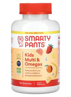 Buy SmartyPants Kid's multi & Omega 3 Multivitamin -120 Gummies in Saudi Arabia