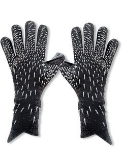 Buy Children's Football Gloves Goalkeeper Gloves Children's Goalkeeper Gloves Wear-resistant Non-slip Wrist Guard Goalkeeper Gloves - Black in Saudi Arabia