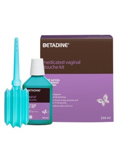 اشتري Betadine Medicated Feminine Douche Kit wash 250ml في الامارات