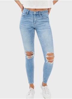 Buy Ripped Jeggings in UAE