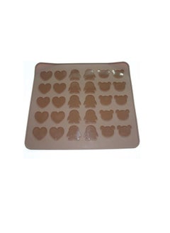 اشتري Macaron Mat Macaroon Baking Cookies Pastry Sheet Homemade Heart Bear Penguin Dia. 1.5inch في الامارات