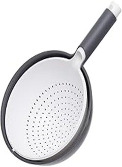 اشتري Aksa Kova High Quality Plastic Strainer Double Layer Rotatable - White في مصر