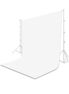 Buy 3M X 2M Backdrop for Photography White Photo Background Screen for Photo Video Studio Photoshoot Zoom in Saudi Arabia