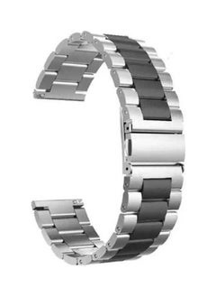 Buy 22mm Stainless Steel Bracelet Watch Band For Oraimo Tempo W 2 OSW20- Smart Watch Sport - Silver Black in Egypt