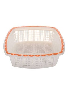 اشتري Fruit Basket Vegetable Basket Set Of 3 Pcs Jingle Square Orange في الامارات