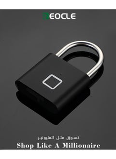 Buy Fingerprint Padlock Bluetooth Lock Smart Padlock with USB Rechargeable Biometric Metal Keyless Fingerprint Lock for Gym & Sports & Bike & School & Fence & Storage in Saudi Arabia