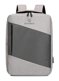 اشتري Modern Laptop Travel Bag, Professional Large School Backpack Waterproof with USB Charging Port for Men and Women multitype في مصر