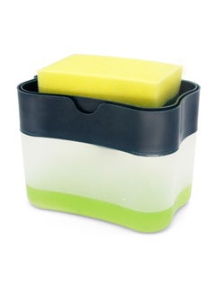 Buy Soap Pump Dispenser and Sponge Holder for your Kitchen Sink Counter Top Liquid Dish Washing Dispenser in Saudi Arabia