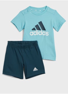 Buy Essentials Organic Cotton Tee And Shorts Set in UAE