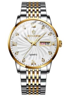 Buy Men's Waterproof 316 Stainless Steel Watch White in Saudi Arabia