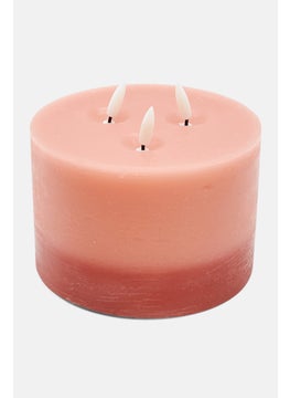 اشتري XL LED Real Wax Candles, Rose Pink Combo في الامارات