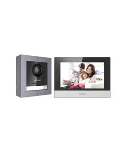 Buy IP Based Video Door Phone/Bell 7-inch Colorful TFT Screen Video Resolution 1080p Wide Angle Coverage BuiltIn Microphone & Loudspeaker Echo Cancellation Water & Dust Resistant in Egypt