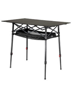 Buy ARB Pinnacle Camp Table - Outdoor Camping Table Foldable with Aluminium Table Top & Crossbars - Adjustable Height 79-99cm - Large Tabletop 114x70cm - 10500171 in UAE