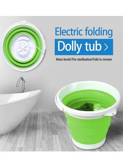 Buy Portable Mini Turbo Washing Machine With Foldable Usb Powered Laundry Washer1ml in UAE