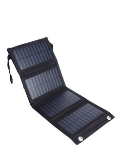اشتري COOLBABY Portable Solar Charger, Outdoor Solar Powered Charger Folding Portable Solar Phone Charger for Charging Mobile Phones Outdoors في السعودية