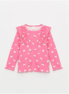 Buy Crew Neck Long Sleeve Baby Girl T-Shirt in Egypt