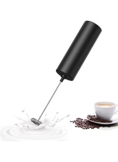 Buy Portable Electric Battery Powered Milk Frother with Mini Stainless Steel Hand Mixer for Coffee Latte Cappuccino Hot Chocolate in Egypt