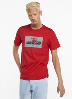 Buy Scuderia Ferrari Race Graphic Mens Shortsleeve T-shirt 2 in UAE