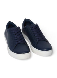 Buy Fancy Genuine Leather Lace-Up Sneakers in Egypt