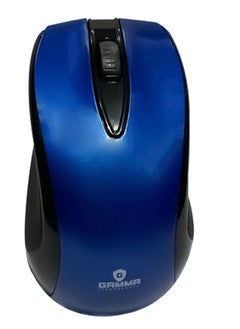 Buy Gamma M-72 Wireless Mouse 1600Dpi - Blue in Egypt