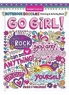 Buy Notebook Doodles Go Girl!: Coloring & Activity Book in UAE