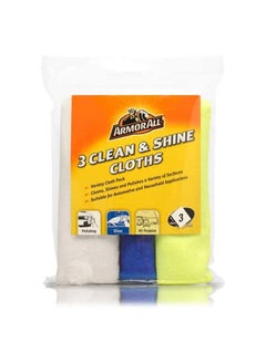 اشتري Armor All 40076 3 Clean And Shine Cloth Car Cleaning Tool في الامارات