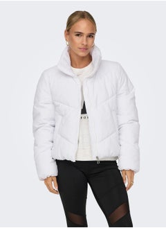 Buy High Neck Puffer Jacket in UAE