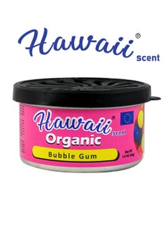 اشتري Hawaii Scent Organic Air Freshener Can, Long Lasting Scent for 60 days for Car, Home & Guest Room (Bubble Gum) في الامارات