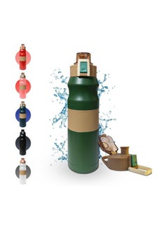 Buy Leak Proof Bottle  Thermos Coffee Thermos Hot Cold Thermos Sport Jug Metal Canteen 500ml in Egypt