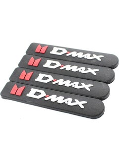 Buy D-Max car side door guard edge defender protector trim guard sticker (black,4 pcs set) in Egypt