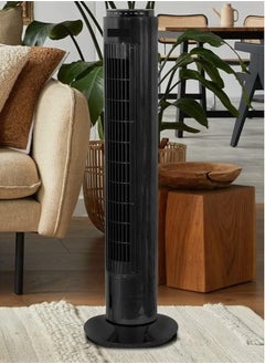 Buy Vertical Air Conditioner and Cooler for Home and Office with 3 Wind Power Settings 45W ,Tower Fan With Remote Control, Touch Panel, 3 Speed Control, 3 Modes, 12 Hours Timer in Saudi Arabia