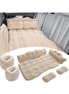 Buy SYOSI SUV Air Mattress for Tesla Model Y Model 3,S,X Car Mattress Bed for SUV/Sedan/Minivan/Truck Road Trips Accessories (Beige) in UAE