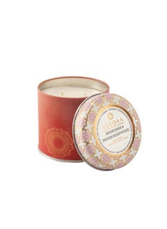 Buy VEEDAA Anardana & Indian Rosewood Soy Wax Mason Tin Scented Candle (Burns 25 Hours) in UAE