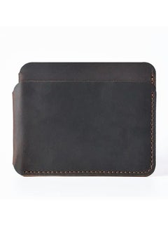 اشتري Men's anti-theft wallet made of natural cowhide leather في السعودية