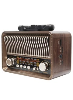 Buy RADIO PARLANTE ANTIGUO ESTILO VINTAGE M-1232BT in UAE