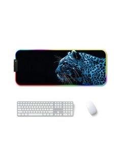 اشتري 400x900x4mm F-01 Rubber Thermal Transfer RGB Luminous Non-Slip Mouse Pad(Ice Lend) في السعودية