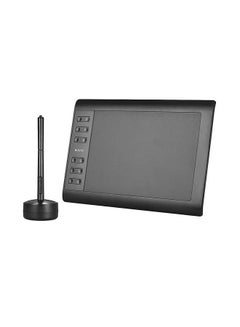 Buy 1060 Plus Digital Graphic Drawing Painting Animation Tablet Pad 10" * 6" Working Area 8192 Level Pressure Sensitivity with Wireless Battery-free Stylus for Drawing Design Online Course in UAE
