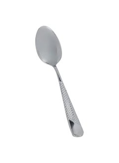 Buy Embossed silver eating spoon set 6 pieces in Saudi Arabia