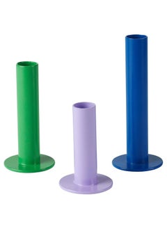 Buy Candle Holder, Set Of 3, Mixed Colours in Saudi Arabia