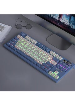 اشتري LT84 3 Mode RGB Bluetooth 2.4G Wired Light Emitting Mechanical Keyboard في الامارات