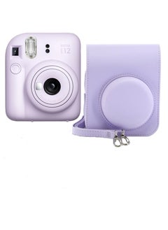 Buy For Fujifilm Instax Mini 12 Instant Film Camera Fujifilm Instax Mini Twin Pack Instant Film 20 Prints, Protective Case(Purple) in Saudi Arabia