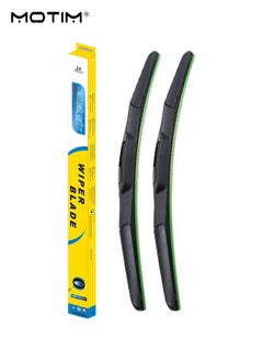 Buy 2 Pcs Weatherbeater Wiper Blades, 22 Inch, Rainforce for Windscreen, Anti Corrosion in UAE