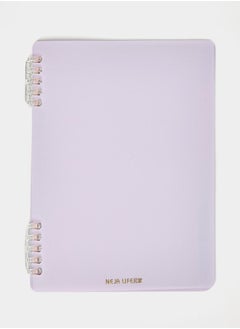 اشتري A5 Purple Spiral Detail Notebook with Index - 20 pages في السعودية