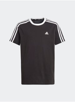 Buy Essentials 3-Stripes Cotton Loose Fit Boyfriend T-Shirt in Egypt