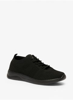 Buy Textured Lace Up Mens' Sports Shoes in UAE